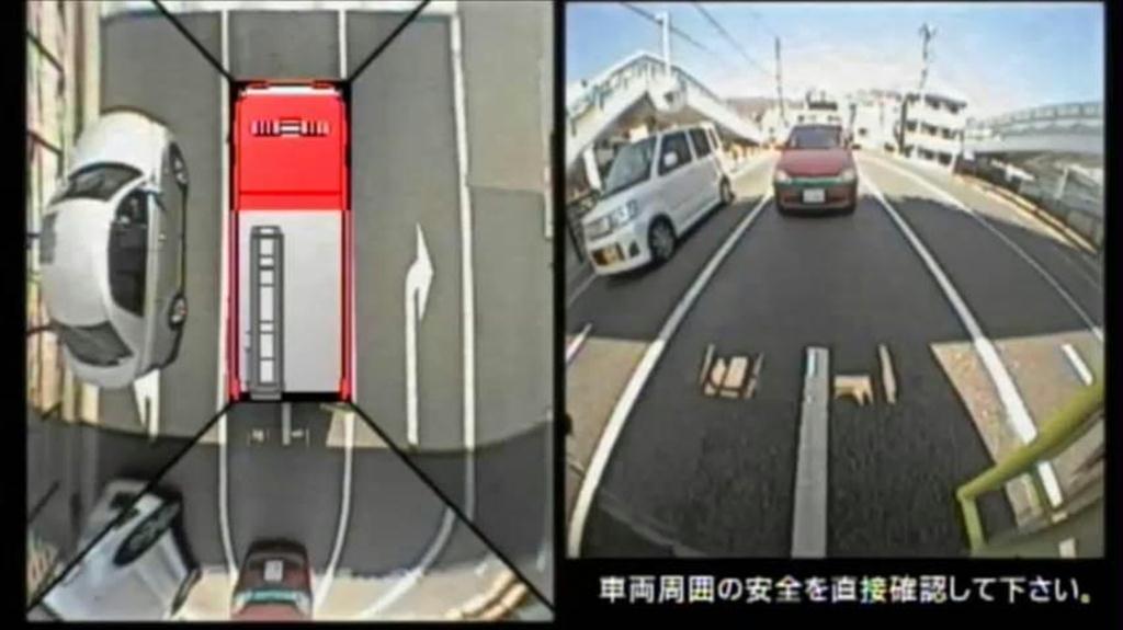 モリタの消防車向け安全確認カメラシステム