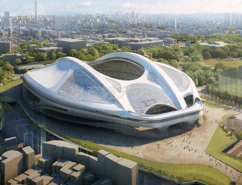 新国立競技場のイメージ（日本スポーツ振興センター提供）