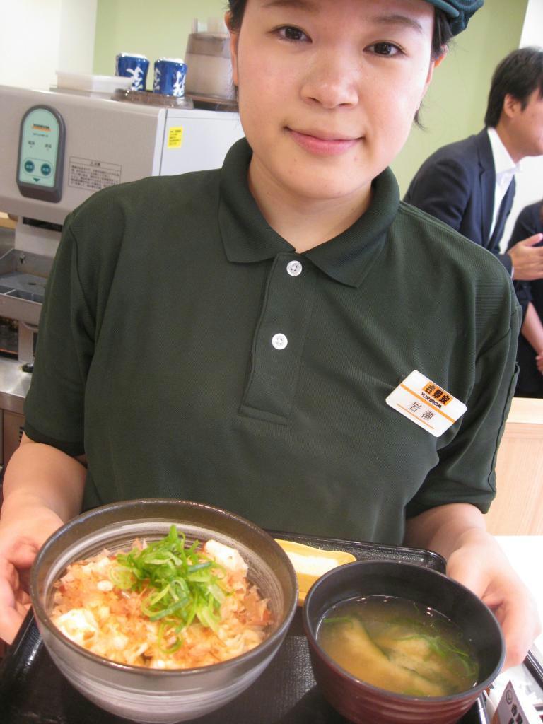 吉野家の新メニュー「豆腐ぶっかけ飯」