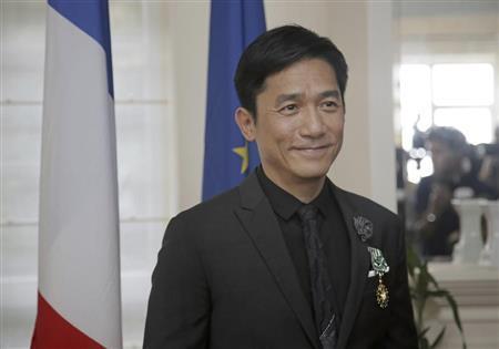 香港出身の俳優、トニー・レオンさん＝２０１５年６月８日、中国・香港（ＡＰ）