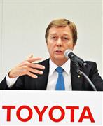 トヨタ自動車初の外国人副社長に就任したディディエ・ルロワ氏＝１７日、愛知県豊田市（松岡朋枝産経）