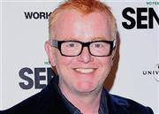 英司会者、クリス・エバンスさん＝２０１１年６月１日、英国・首都ロンドン（ＡＰ）