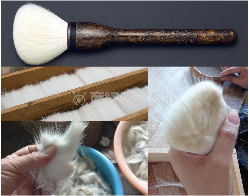 多くのメイクアップアーティストやメイクブランドの支持を集める「熊野の化粧筆」（有限会社「瑞穂」提供）