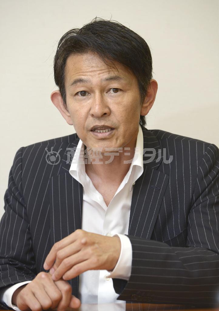 維新の党の松野頼久代表＝２０１５年５月２５日、東京都千代田区（共同）