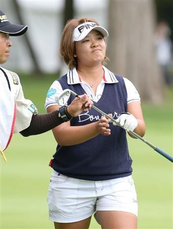 通算９アンダーで３位の鈴木愛＝２０１５年６月２１日、千葉県千葉市若葉区の袖ケ浦ＣＣ新袖（共同）