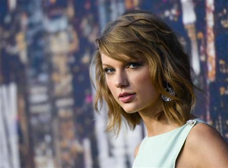 ブログでの公開抗議でアップルを改心させたテイラー・スウィフトさん。文字通り「世界で最も影響力のある女性」の一人であることを証明した＝２０１５年２月１５日、米ニューヨーク（ＡＰ）