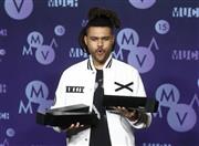 カナダのＲ＆Ｂ歌手、ザ・ウイークエンドさん＝２０１５年６月２２日、カナダ・オンタリオ州トロント（ロイター）