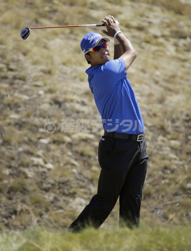 正確なショットを武器に、松山英樹のメジャー制覇は近い＝２０１５年６月２０日、米ワシントン州ユニバーシティープレースのチェンバーズベイ（ＡＰ）