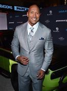 米俳優、ドウェイン・ジョンソンさん＝２０１５年４月１日、米カリフォルニア州ロサンゼルス（ＡＰ）