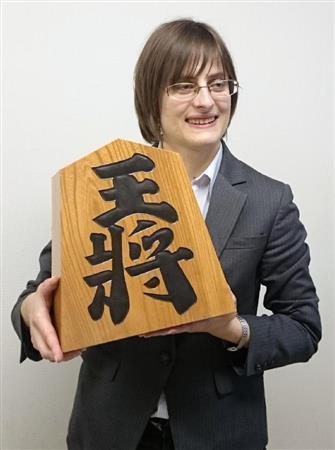 将棋の女流プロ棋士養成機関「研修会」に在籍するカロリーナ・ステチェンスカさん＝２０１５年６月２８日午後、東京都渋谷区の将棋会館（共同）