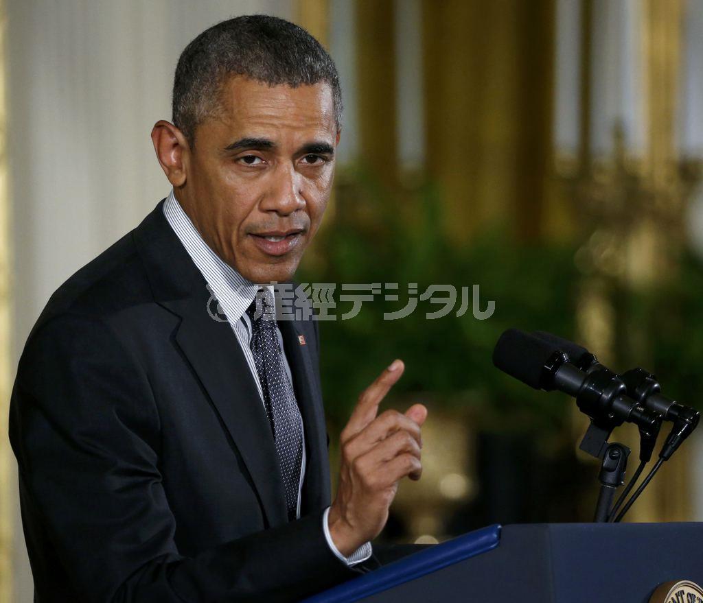 米国のバラク・オバマ大統領＝２０１５年６月２９日、米国・首都ワシントン（ロイター）