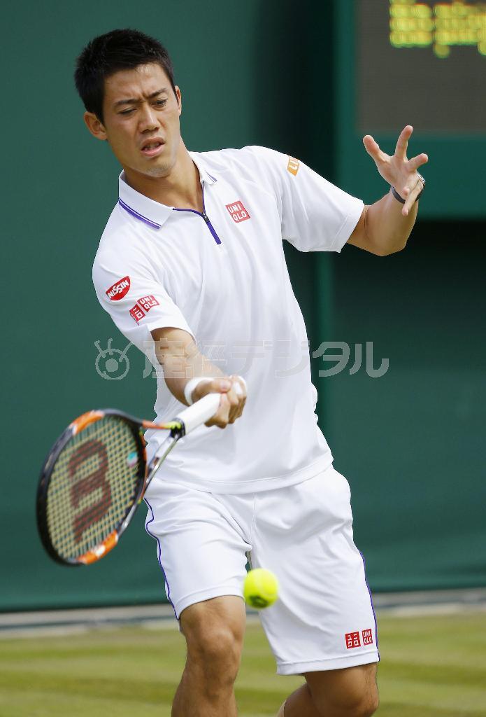 男子テニスのエース、錦織圭（にしこり・けい、共同）