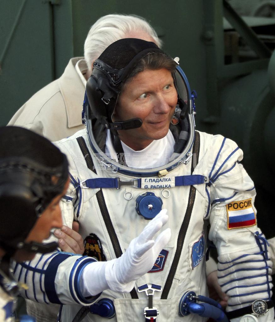 ロシアの宇宙飛行士、ゲナディ・パダルカ氏＝２０１２年５月１５日、カザフスタン・クズロルダ州バイコヌール（ＡＰ）