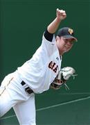 オールスター出場選手に初めて選出された巨人の高木勇人（はやと）投手＝２０１５年６月２９日、神奈川県川崎市多摩区（吉沢良太撮影）