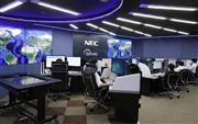 ＮＥＣが昨年、都内で本格稼働させたサイバーセキュリティ・ファクトリー