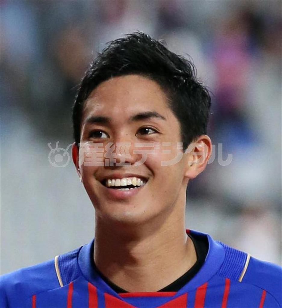 Ｊ１のＦＣ東京からドイツ１部リーグ、マインツに移籍する武藤嘉紀（よしのり）選手＝２０１５年５月２０日、東京都調布市（中井誠撮影）