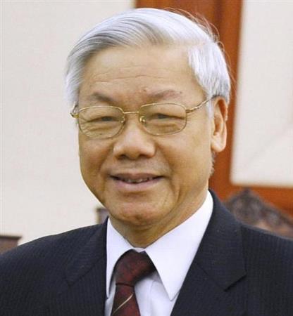 ベトナム共産党のグエン・フー・チョン書記長（共同）