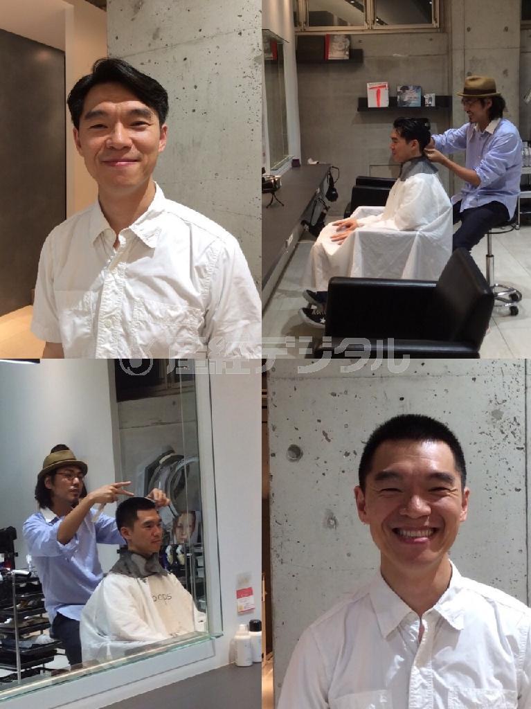 「五代目小さんさんに似てますね」といわれてニッコリ（柳家花緑さん提供）