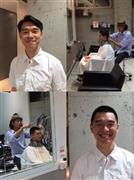 「五代目小さんさんに似てますね」といわれてニッコリ（柳家花緑さん提供）