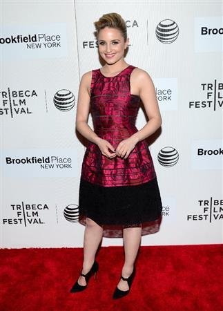 米女優、ディアナ・アグロンさん＝２０１５年４月１８日、米ニューヨーク（ＡＰ）