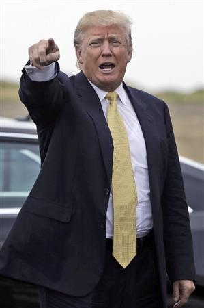 米不動産王、ドナルド・トランプ氏＝２０１５年７月６日、米ニューヨーク（ＡＰ）