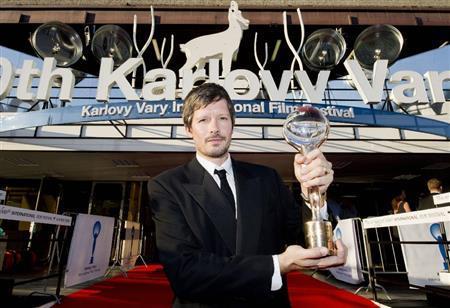 フランス出身の映画監督、ディエゴ・オンガロ氏＝２０１５年７月１１日、チェコ・カルロビバリ（ＡＰ）