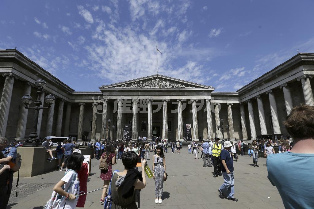 ロンドン観光で外すことができない大英博物館は、ブルームズベリーの“へそ”的存在だ＝２０１５年６月２６日、英国・首都ロンドン（ＡＰ）