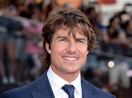 米俳優、トム・クルーズさん＝２０１５年７月２７日、米ニューヨーク（ＡＰ）