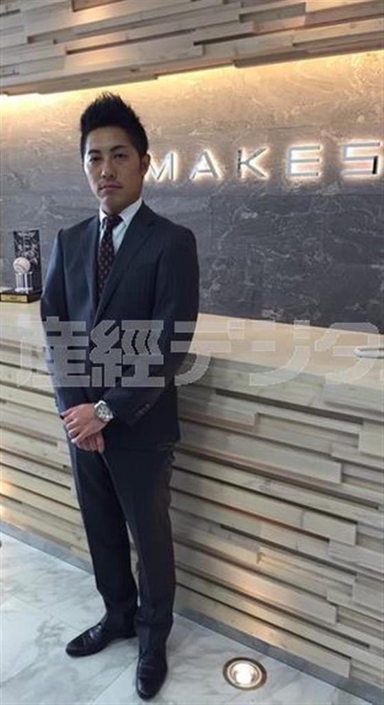 「Ｇｅｎｅ＆ｃｏ．（ジン＆カンパニー）」の顧客で、広瀬聖夜（せいや）さんに大きな影響を与えたという男松祐次さん＝２０１５（平成２７）年（大東文化大学、小指眞佳撮影）