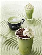 日本マクドナルドがカフェ併設店で７日から発売する「抹茶」関連商品