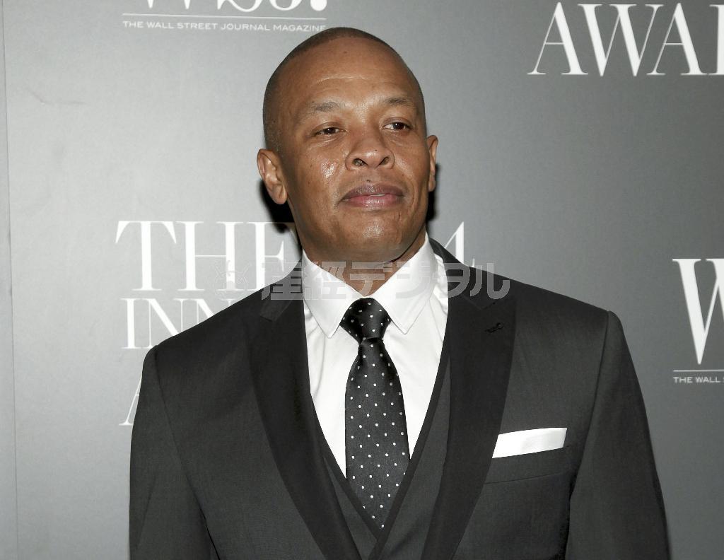 米ラッパーの大御所で、音楽プロデューサー、ドクター・ドレさん＝２０１４年１１月５日、米ニューヨーク（ＡＰ）