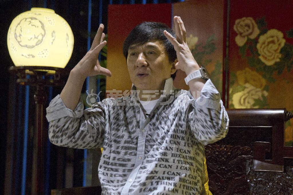 香港出身の俳優、ジャッキー・チェンさん＝２０１５年８月３日、中国・首都北京市（ＡＰ）