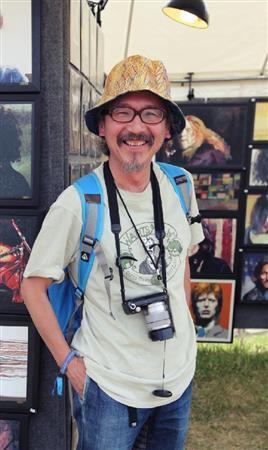 フリーペーパー「Ｌｊ」編集長、菊地崇（たかし）さん＝２０１５年５月２３日（本人提供）