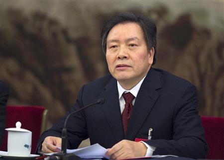 周永康氏の秘書だった周本順・河北省党委書記。周永康氏の失脚後１年、習近平政権への忠誠を誓い続けたが、とうとう連行、拘束された＝２０１５年３月、中国・首都北京市（ロイター）