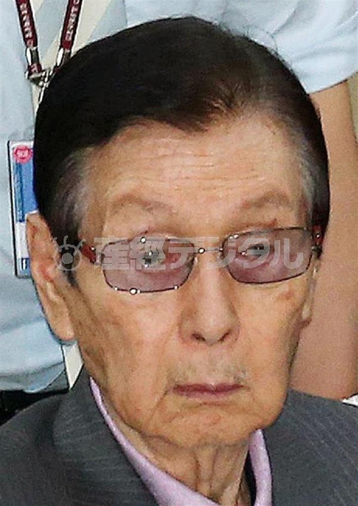 ロッテグループ創業者の重光武雄氏＝２０１５年７月２８日、韓国・首都ソウル（共同）