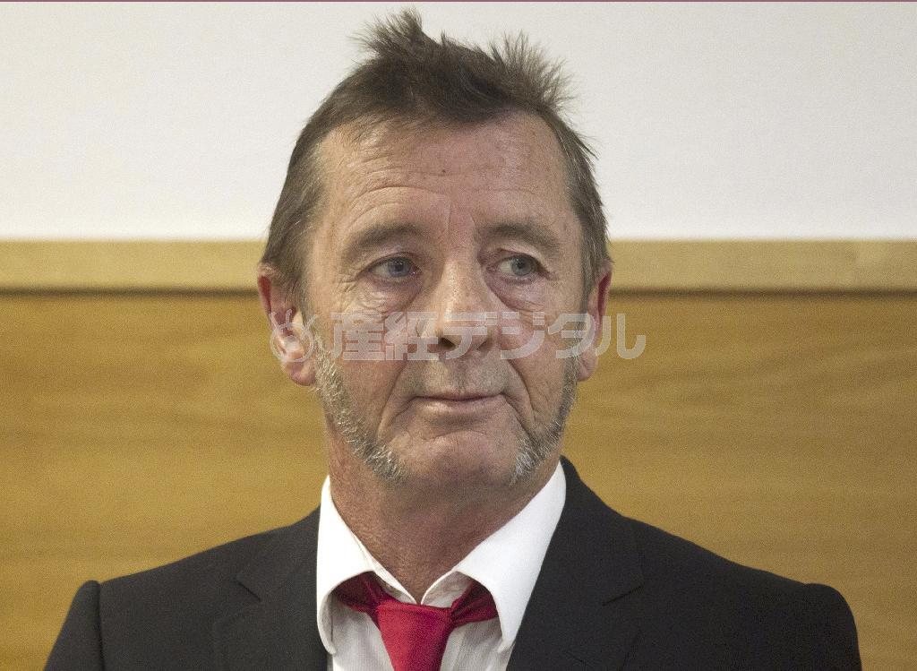 豪ロックバンド「ＡＣ／ＤＣ」の元ドラマー、フィル・ラッドさん＝２０１５年４月２１日、ニュージーランド・タウランガ（ＡＰ）