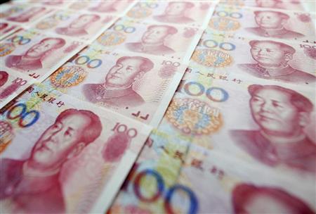 中国人民元の１００元紙幣（共同）