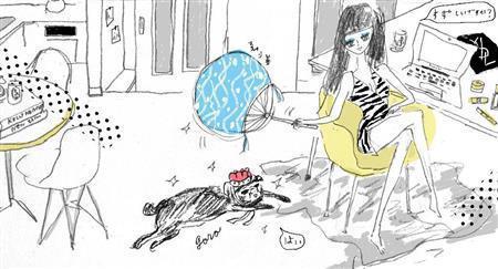 竹の団扇の魔法（平松昭子さん提供）。ｈｔｔｐ：／／ｋｉｍｏｎｏｓｎａｃｋ．ｂｌｏｇｓｐｏｔ．ｃｏｍ