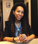 モデルとして活躍するマリーさん＝２０１５年７月３日、東京都渋谷区（金谷かおり撮影）