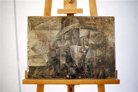 パブロ・ピカソ（１８８１～１９７３年）の油彩画「Ｌａ＿Ｃｏｉｆｆｅｕｓｅ（美容師）」（ロイター）