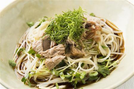 ぶっかけ麺（松下二郎さん撮影）