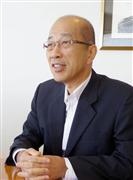 あおぞら銀行の馬場信輔社長＝東京都千代田区（米沢文撮影）