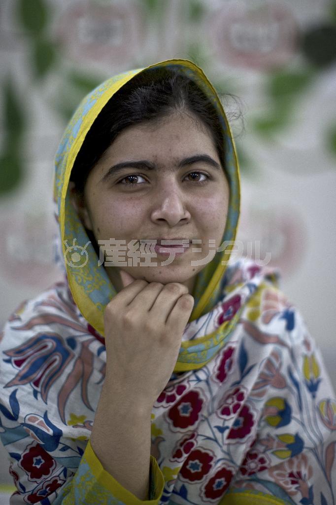 ノーベル平和賞受賞者でパキスタン出身のマララ・ユスフザイさん＝２０１５年７月１３日、ヨルダン（ＡＰ）