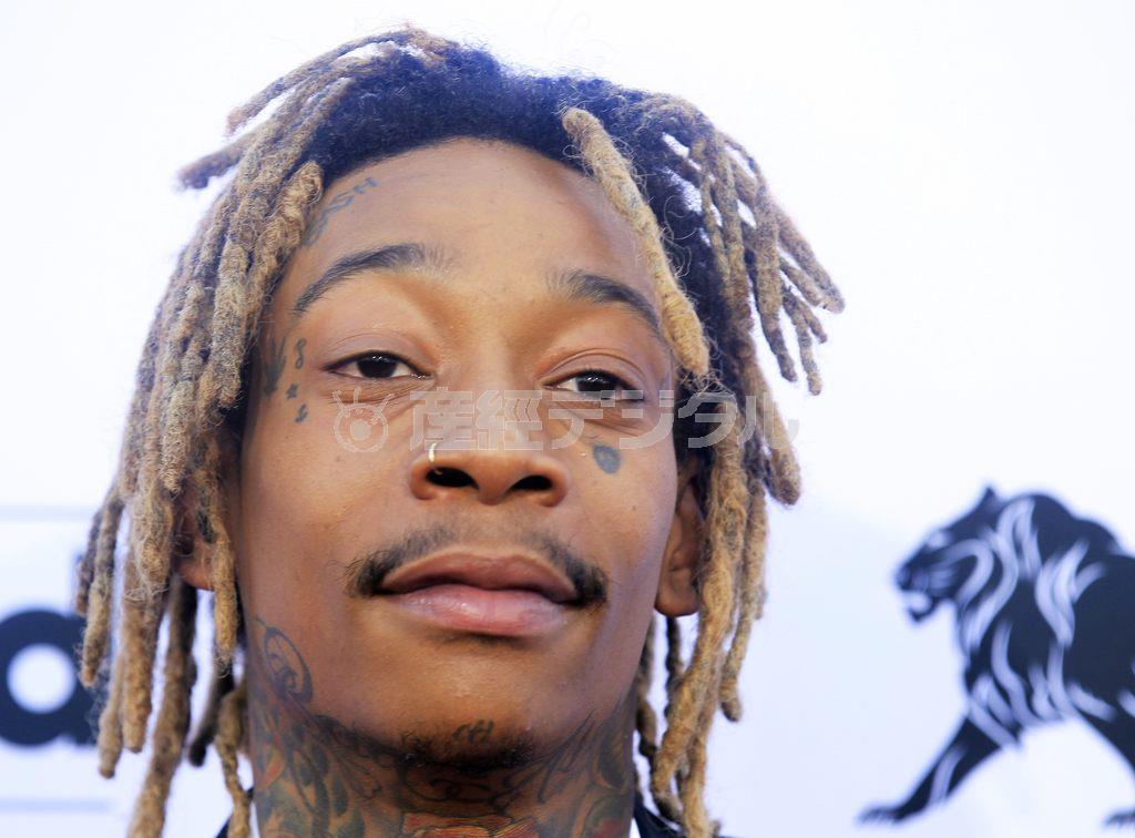 米ラップ歌手、ウィズ・カリファさん＝２０１５年８月２３日、米ネバダ州ラスベガス（ロイター）