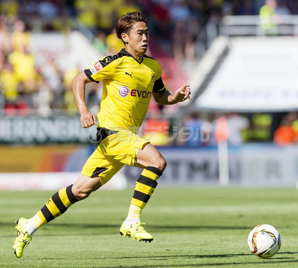 ドイツ１部リーグで好調な香川真司。所属するドルトムントは今季の欧州チャンピオンズリーグ出場を逃した＝２０１５年８月２３日、ドイツ（ゲッティ＝共同）
