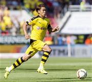 ドイツ１部リーグで好調な香川真司。所属するドルトムントは今季の欧州チャンピオンズリーグ出場を逃した＝２０１５年８月２３日、ドイツ（ゲッティ＝共同）