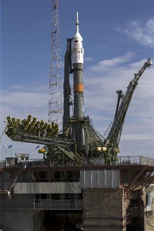 ロシアの宇宙船のソユーズ＝２０１５年７月２０日、カザフスタン・クズロルダ州バイコヌール（ＡＰ）