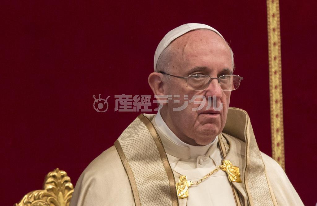 ローマ法王フランシスコ＝２０１５年９月１日、バチカン（ＡＰ）