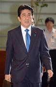 安倍晋三首相（酒巻俊介撮影）