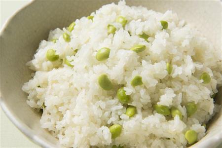 枝豆ご飯（松下二郎さん撮影、提供写真）